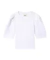 Isabel Marant Étoile Maeliss Tee Puff-sleeve T-shirt In White