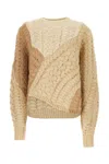 Isabel Marant Étoile Isabel Marant Etoile Multicolor Acrylic Blend Daryl Sweater In Nude