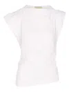 Isabel Marant Étoile Maisan Boat-neck T-shirt In White