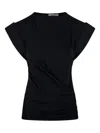 Isabel Marant Étoile Gz T-shirt With Cap Sleeves And Draped Detail