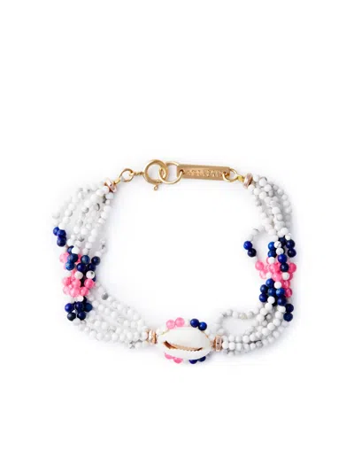 Isabel Marant Etoile Malebo Stone Bracelet In White