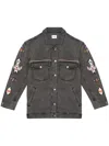 Isabel Marant Étoile Manona Denim Jacket In Gray
