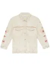 Isabel Marant Étoile Isabel Marant Etoile Manona Denim Jacket In Ivory