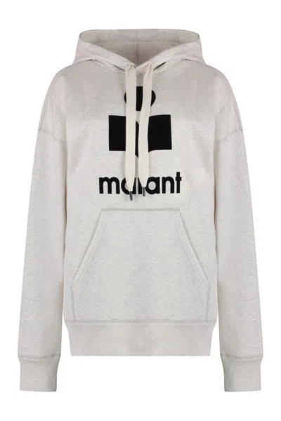 Isabel Marant Étoile Isabel Marant Etoile Mansel Cotton Hoodie In Gray