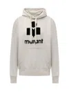 Isabel Marant Étoile Isabel Marant Etoile Women Melange Ivory Cotton Blend Mansel Sweatshirt In Brown
