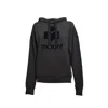 Isabel Marant Étoile Black Hoodie With Tonal Logo Print