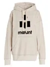 Isabel Marant Étoile Isabel Marant Etoile Women Melange Ivory Cotton Blend Mansel Sweatshirt In Brown