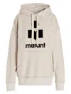 Isabel Marant Étoile Isabel Marant Etoile Women Melange Ivory Cotton Blend Mansel Sweatshirt