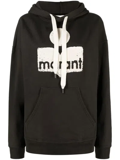 Isabel Marant Étoile Logo-print Hoodie In Black