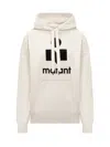 Isabel Marant Étoile Isabel Marant Etoile Women Melange Ivory Cotton Blend Mansel Sweatshirt In Brown