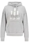 Isabel Marant Étoile Hooded Sweatshirt With Drawstring And Kangaroo Pocket In Gray