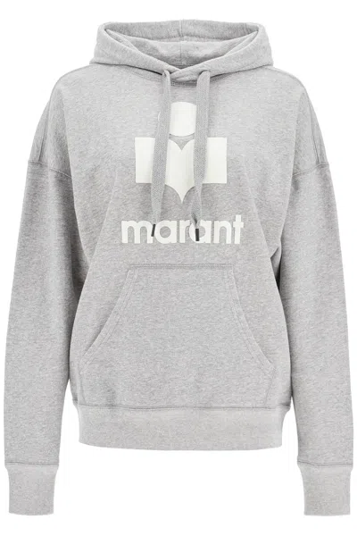 ISABEL MARANT ÉTOILE MANSEL HOODIE WITH FLOCKED LOGO