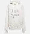 Isabel Marant Étoile Mansel Logo Cotton-blend Hoodie In Ecru