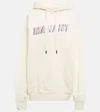 Isabel Marant Étoile Mansel Logo Cotton-blend Hoodie In Vanilla