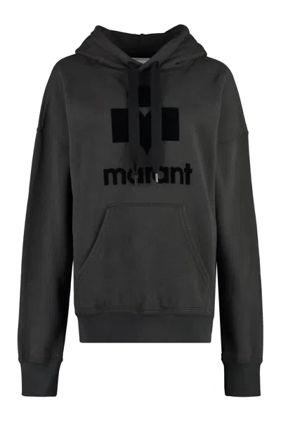 ISABEL MARANT ÉTOILE ISABEL MARANT ETOILE MANSEL LOGO COTTON HOODIE