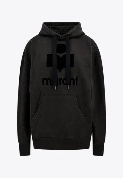 Isabel Marant Étoile Mansel Logo Fleece Hooded Sweatshirt