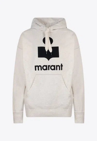 Isabel Marant Étoile Mansel Logo Fleece Hooded Sweatshirt