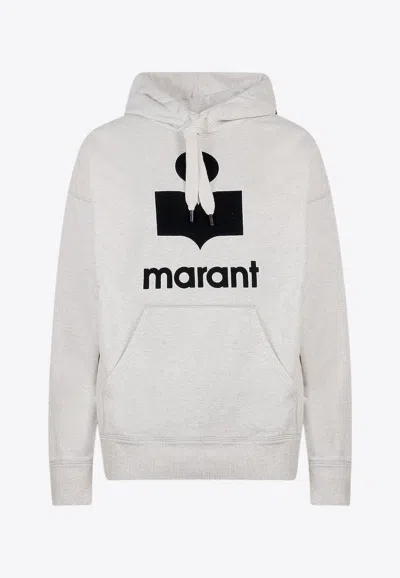 Isabel Marant Étoile Mansel Logo Fleece Hooded Sweatshirt