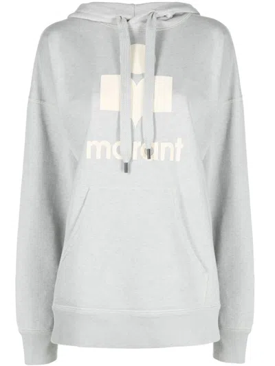 Isabel Marant Étoile Mansel Logo-print Sweatshirt In Grey
