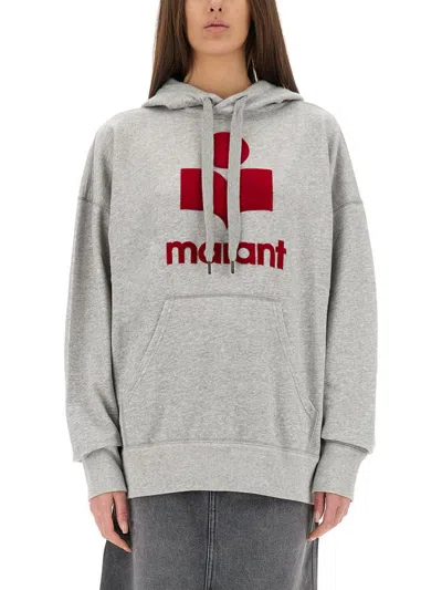 Isabel Marant Étoile "mansel" Sweatshirt In Grey