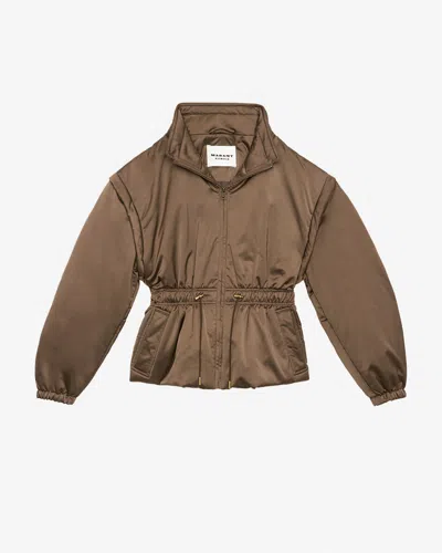 Isabel Marant Étoile Dastyni Coat In Brown