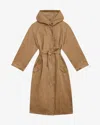 Isabel Marant Étoile Ketlyn Coat In Light Bronze