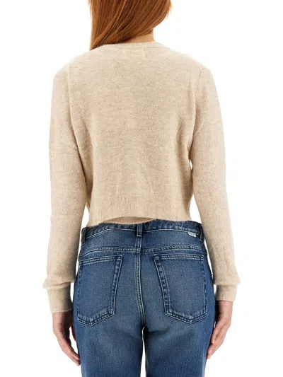 Isabel Marant Étoile Marant Étoile Baby Alpaca Slim Fit Cardigan In Beige