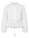 Isabel Marant Étoile Polly Organic Cotton Shirt In White