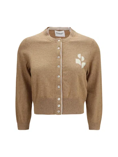 Isabel Marant Étoile Marant Etoile Cardigan In Brown