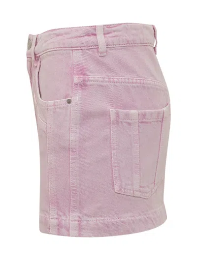 Isabel Marant Étoile Marant Étoile Chic Mini Skirt For Spring Style In Pink