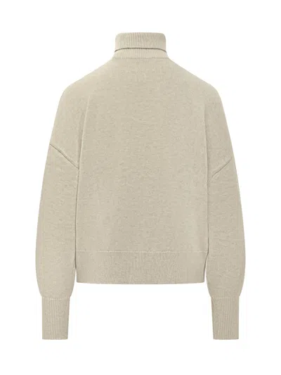 Isabel Marant Étoile Marant Étoile Classic Wool Knit Dolcevita Sweater In Light Grey