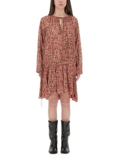 Isabel Marant Étoile Marant Étoile Dress "bess" In Brown