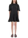 Isabel Marant Étoile Isabel Marant Etoile Black Cotton Viscose Dresses In Black