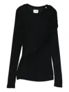 Isabel Marant Étoile Marant Etoile Dressi Layered Sweater In Black