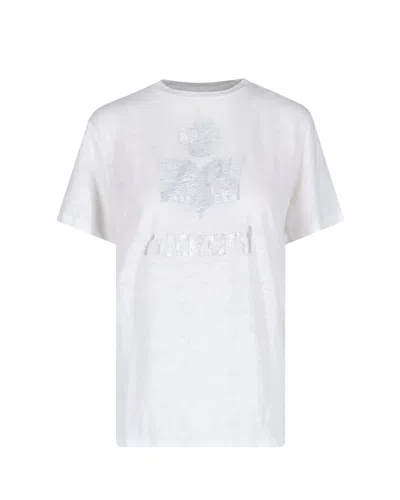 Isabel Marant Étoile Marant Etoile Elegantly Crafted Linen Top For Women - Ss26 In White