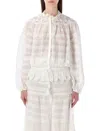 Isabel Marant Étoile Polly Organic Cotton Shirt In White