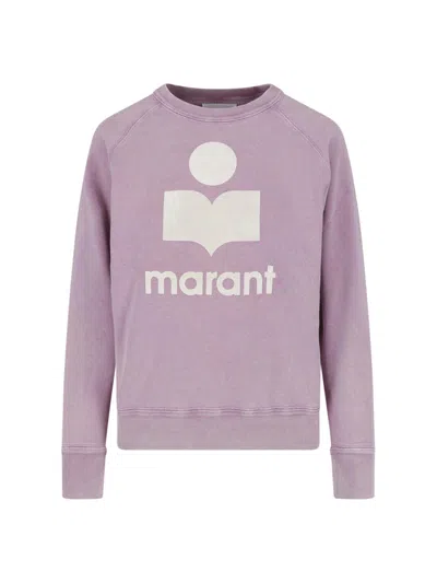 Isabel Marant Étoile Marant Etoile Flocked Edge Cotton Sweatshirt Sweater For Women In Multi