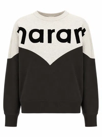 Isabel Marant Étoile Marant Étoile Houston Front Logo Sweatshirt In Black