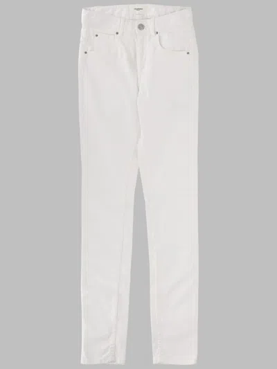 Isabel Marant Étoile Jeans In Denim Di Cotone In White