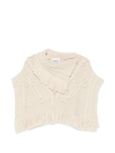 Isabel Marant Étoile Marant Etoile Kacie Wool Top In White