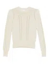 Isabel Marant Étoile Marant Etoile Keyla Cotton And Wool Sweater In Neutral