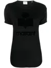 Isabel Marant Étoile Marant Etoile Koldi Logo Linen T-shirt