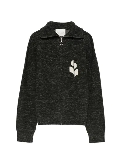 Isabel Marant Étoile Marant Etoile Koxy Wool Blend Cardigan In Black
