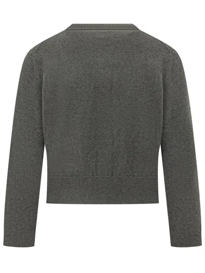 Isabel Marant Étoile Marant Étoile Lona-gz Cardigan In Antracite/black