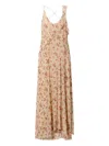 Isabel Marant Étoile Luxie Floral-pattern Midi Dress In Neutral