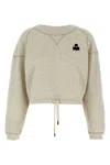 Isabel Marant Étoile Marant Étoile Woman Sweatshirt Light Grey Size 8 Cotton, Polyester In Neutral