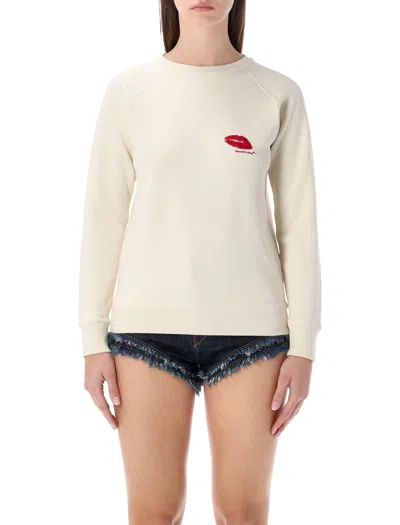 Isabel Marant Millyny Bisou Sweatshirt In Ecru In White