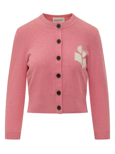 Isabel Marant Étoile Marant Etoile Newton Cardigan In Pink