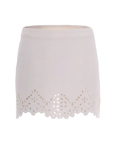 Isabel Marant Étoile Marant Etoile Mini Skirt For Women - Ss26 Collection In Neutral