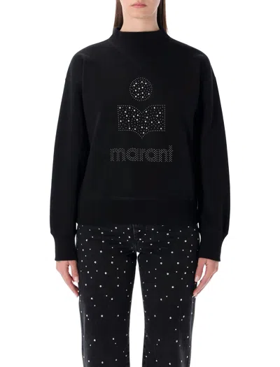 Isabel Marant Étoile Marant Étoile Moby Black Cotton Fleece Sweatshirt